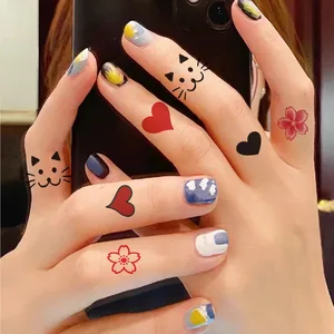 أعلى 12 مبيعات القلب الوشم مع رسالة داخل - No5