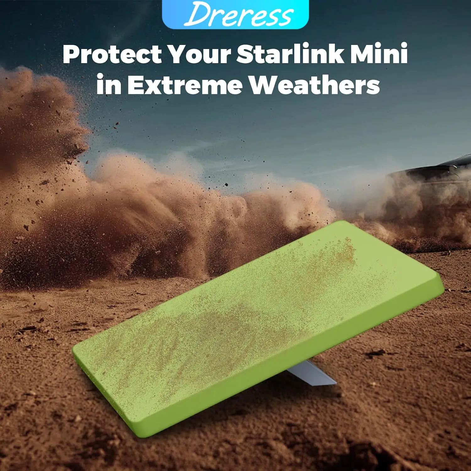 Silicone Protective Cover For Starlink Mini Dish Antenna Anti Slip Shockproof Weatherproof Outdoor Satellite Replacement Shell