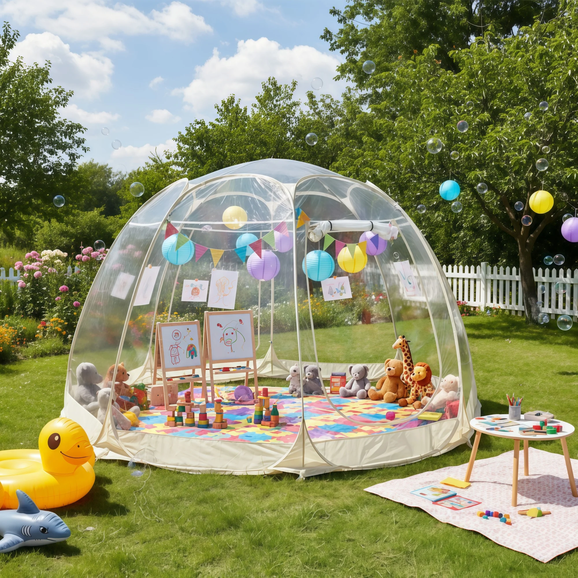 Large Quick-Set Bubble Tent Portable Outdoor Igloo Extreme Cold Resistant Winter Shelter for Camping And Backyard Use