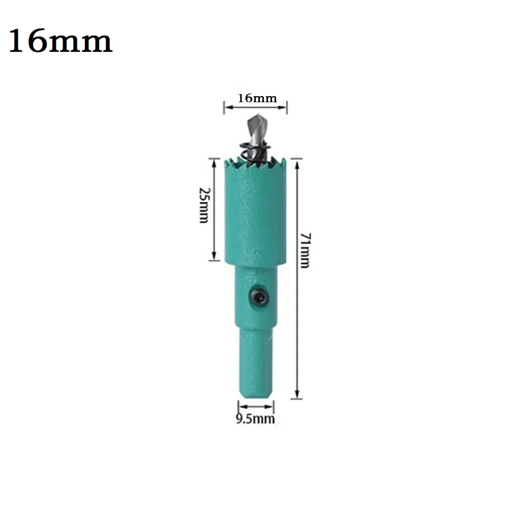 16-50mm Bimetal Wood Hole Saw Drill Bit HSS M42 Woodworking For Downlight Plasterboard Opening Accessories Wholesale