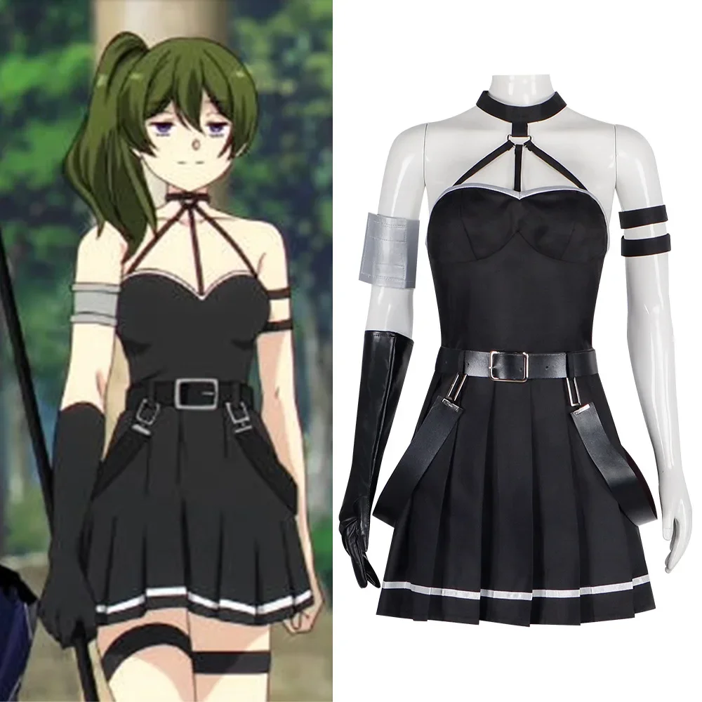 

Role-playing Uniform Furieen Cosplay Costume Yubel's Black Halter Dress Women's Cosplay Anime Performance Dress