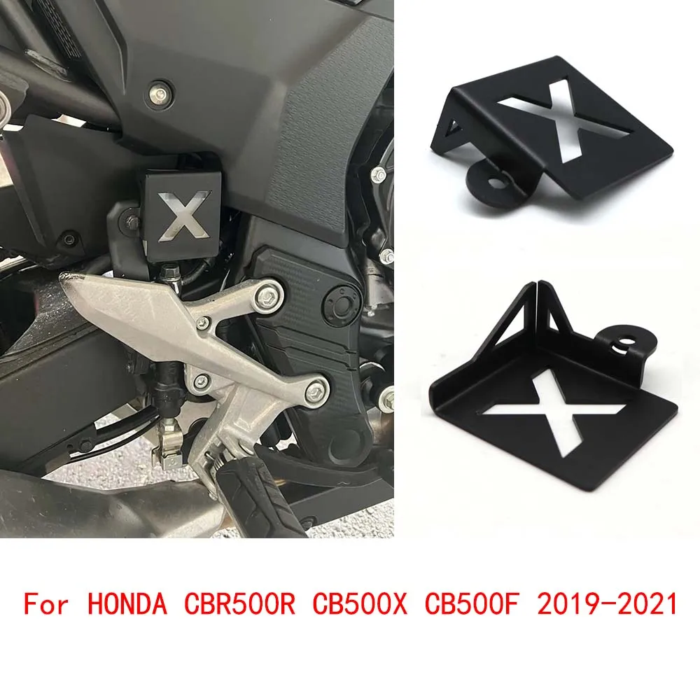 

Motorcycle Accessories Rear Brake Pump Fluid Reservoir Oil Cap protective cover for HONDA CBR500R CB500X CB500F 2019 2020 2021