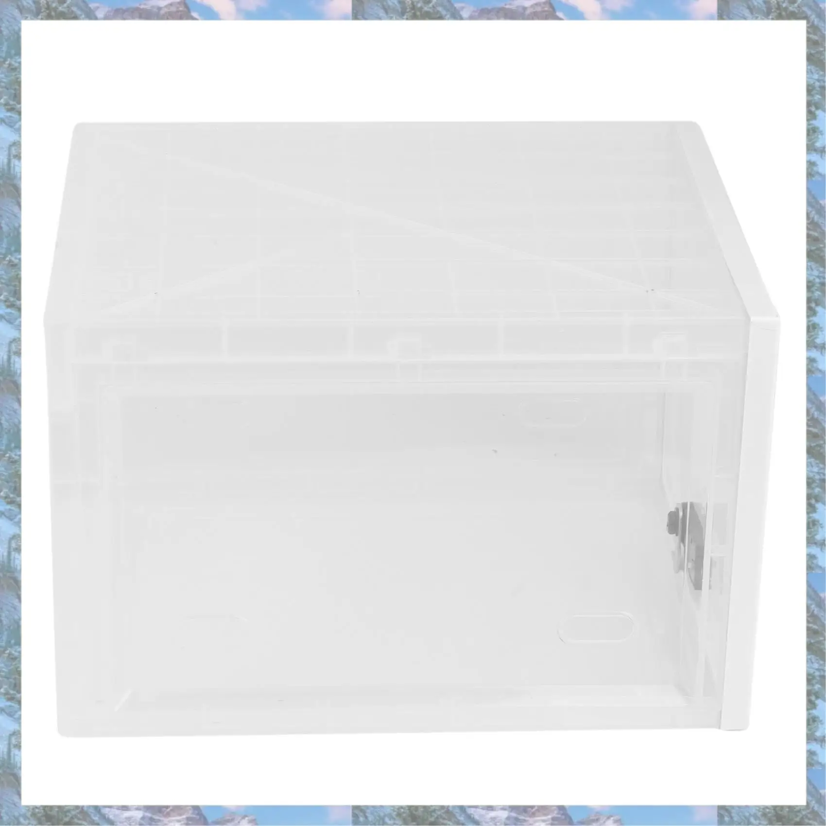 

Flash Trend Refrigerator Food Transparent Storage Box With Password Lock Medicine Box Mobile Phone Tablet Password Box