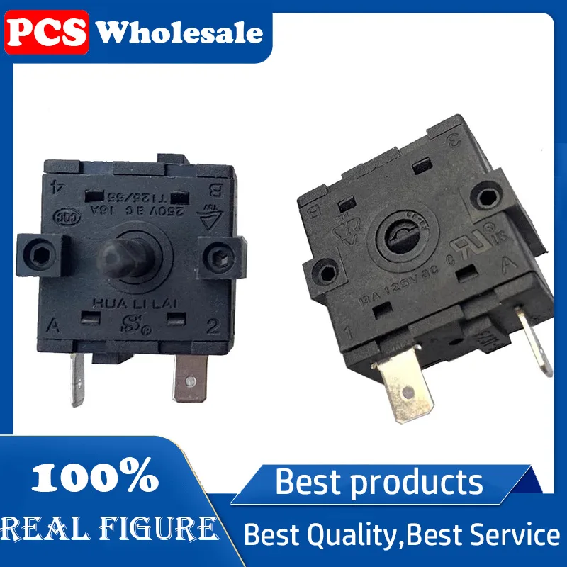 Original FZ31-9 2 pin 2 speed water heater rotary switch 16A 250VAC T125/55