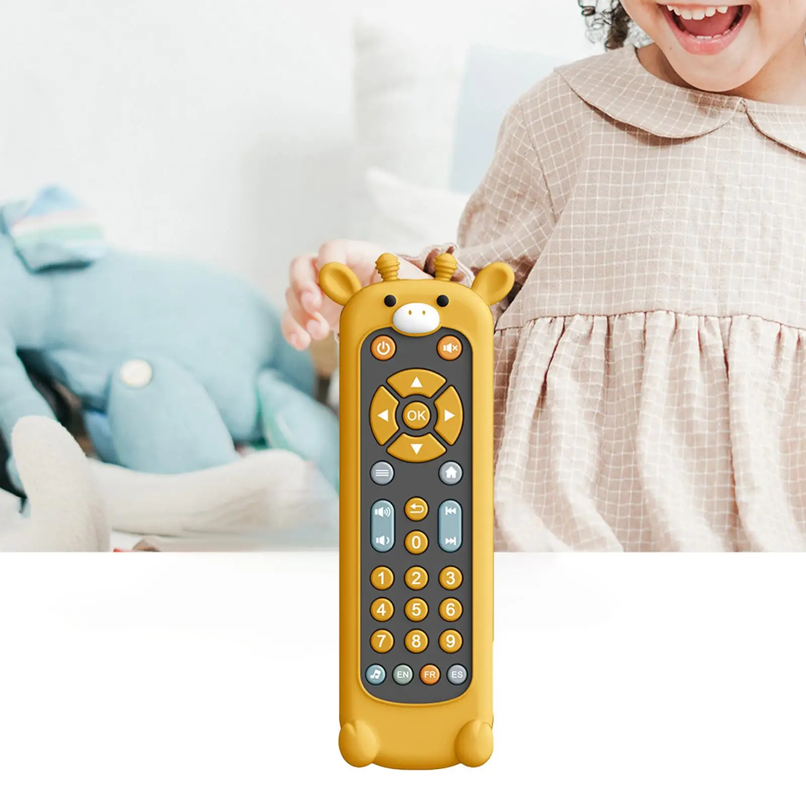 Remote Kid Infant Baby Toys Music TV Remote Controller for 1 2 3 Year Old