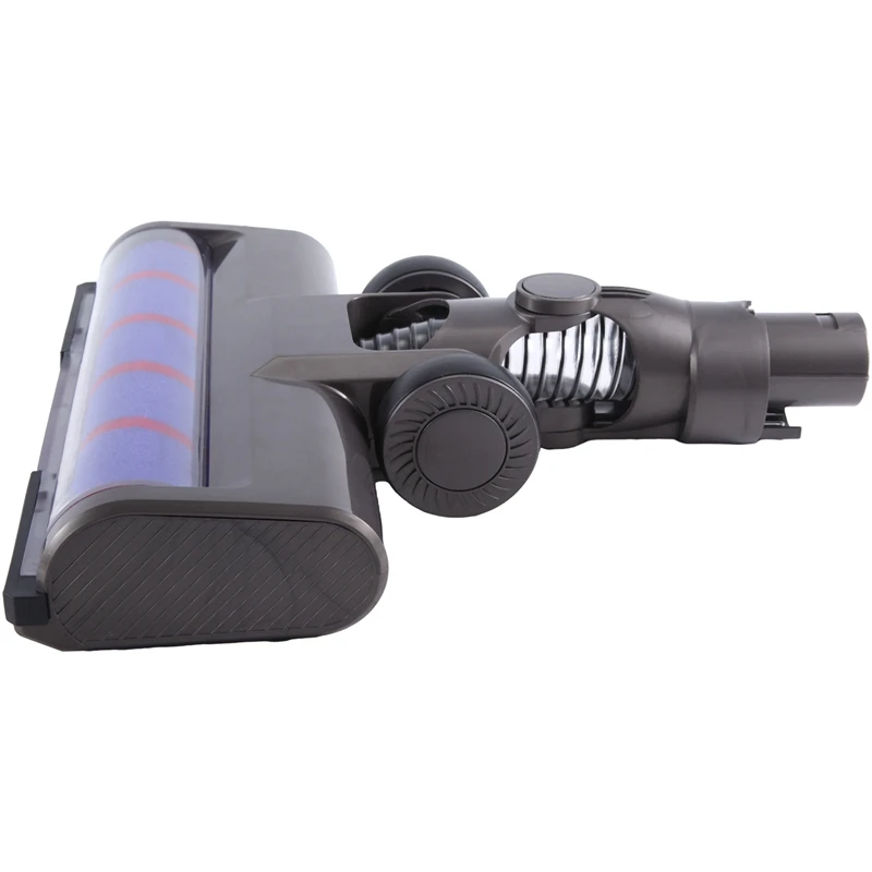 Kepala pembersih rol lembut dengan lampu depan LED untuk penyedot debu Dyson V6/DC58/DC59/DC61/DC62/DC74 aksesori model