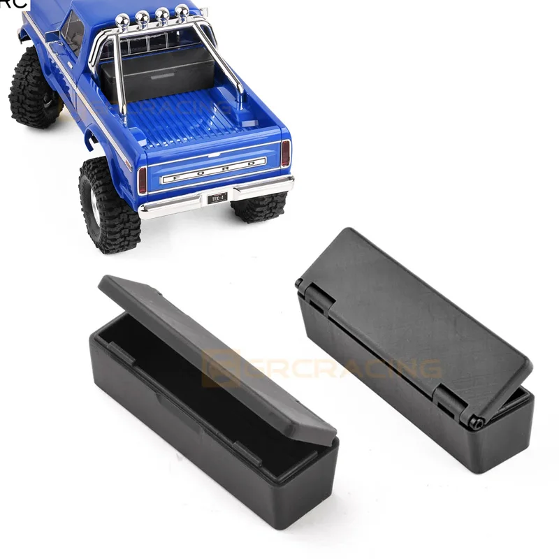 KXRC TRX4M Pickup Box Tool Storage Box Accessories for 1/18 RC Crawler Car Traxxas TRX4-M Ford F150 Chevrolet K10 Upgrade Parts