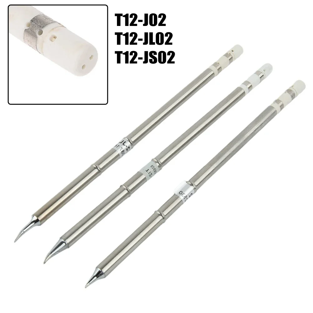 

Набор из 3-х наконечников для паяльника HAKKO912, быстропроводящие, для пайки, совместимы с FX-9501, T12-JL02, T12-JS02