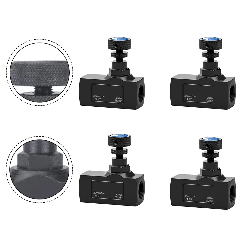 1pc Hydraulic One-way Throttle Valve Flow Control Adjustable For Injection Molding Machines Accessories