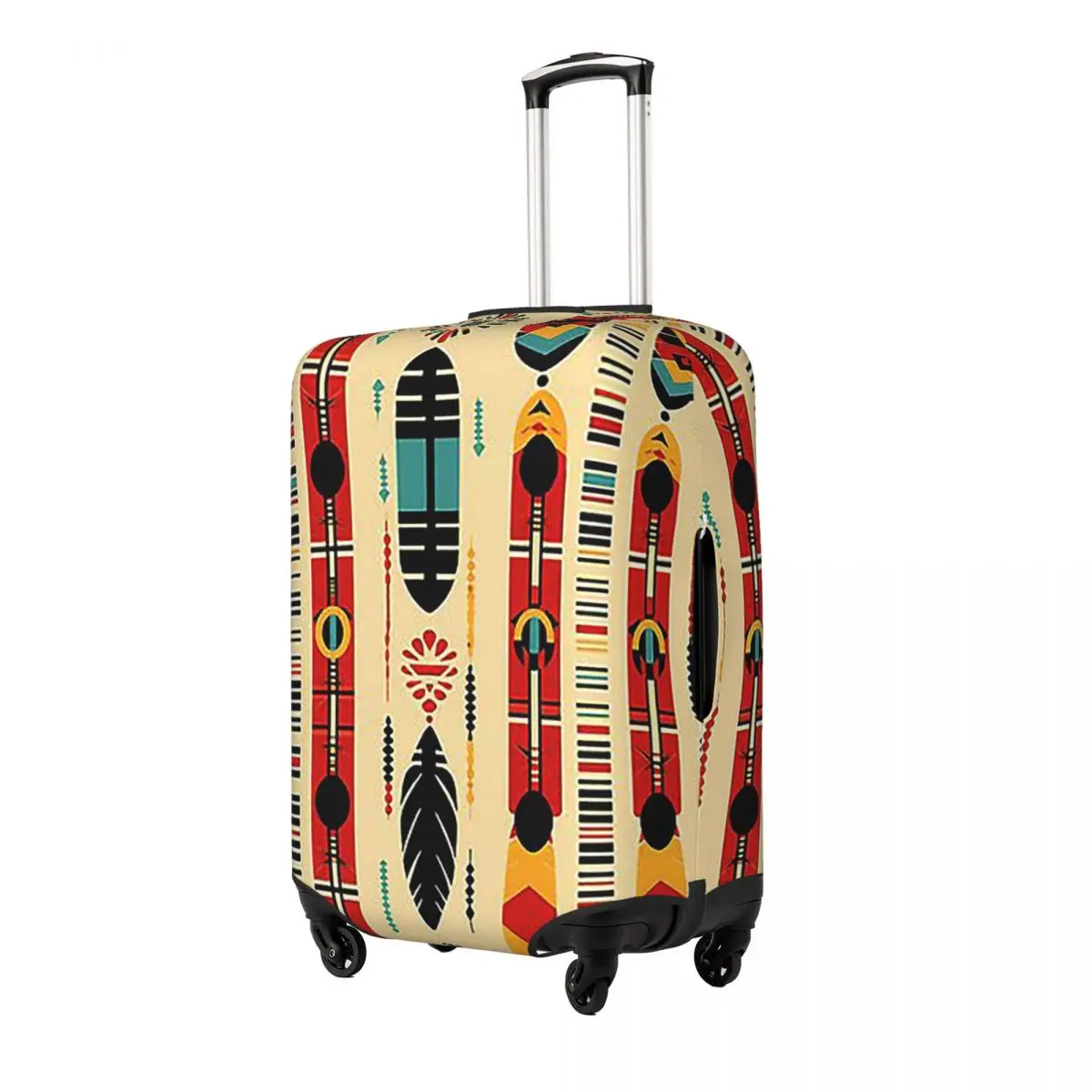 

Tribal Patterns 2 Suitcase Cover Protection Elastic Travel Luggage Protector Covers for 18-32 Inch