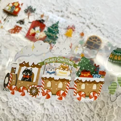 6m Mmerry Christmas Cats PET Washi Tape Craft Supplies DIY Scrapbooking Card Making Decor Plan Sticker
