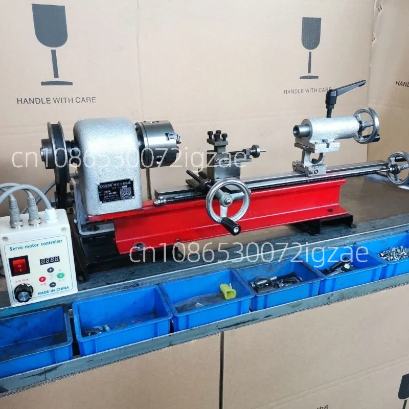 

Mini, woodworking lathe, miniature, desktop small lathe DIY household [4 claws 65 chuck]