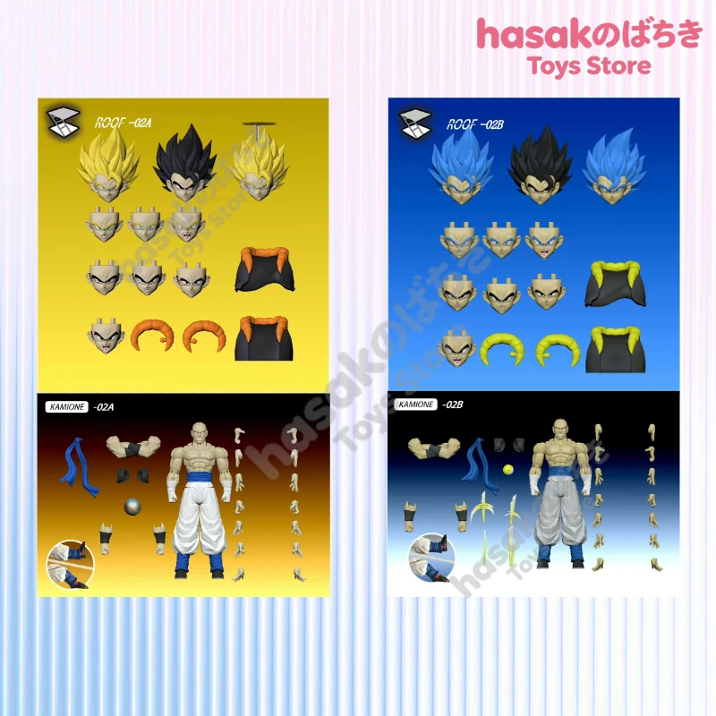 

2025 New Tonsenarttoys Kamione 02A 02B Dragon Ball Z Gojita SHF Super Saiyan SSJ Gogeta Dragon Anime Action Figures Toys