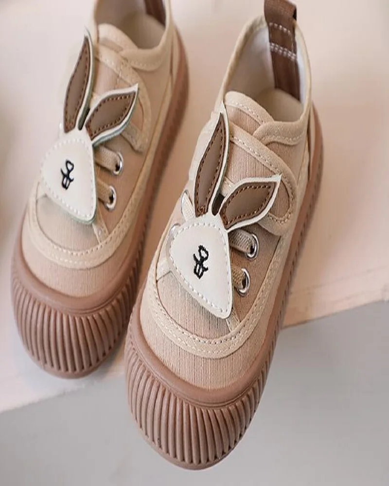 Children's Sail Cloth Shoes Autumn New Girls' Fashion Casual Shoes Baby Indoor Boys' Kindergarten Shoes Black Pink Off White