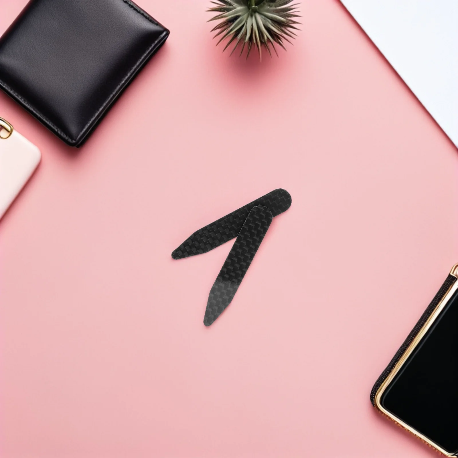 Penyangga Kerah Serat Karbon untuk Pria, Penahan Kerah Kemeja Anti Rusak, Penopang Kerah Runcing untuk Gaun Bisnis Pernikahan