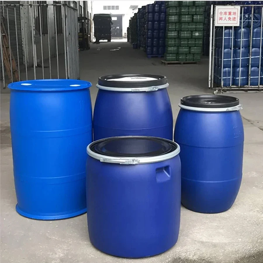 Thickened iron hoop half-section barrel 150L large-mouth household compost fermentation water storage plastic barrel