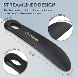 Nehmen Sie Plastikschuhhorn, tragbarer Reiseschuhaufzug, Mini -Hörner für Männer Kinder Kinderlöffel, 7.3 8 Hauptverkäufe altes Horn - №3