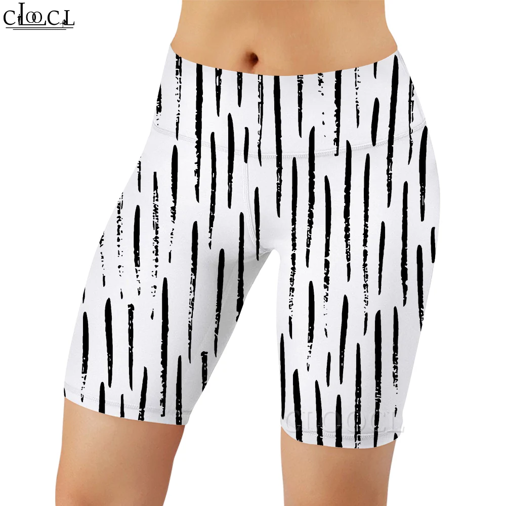 CLOOCL – Legging à motif de feuilles vertes pour femmes, short décontracté imprimé en 3D, pantalon de survêtement Sexy pour la Gym et la course à pied