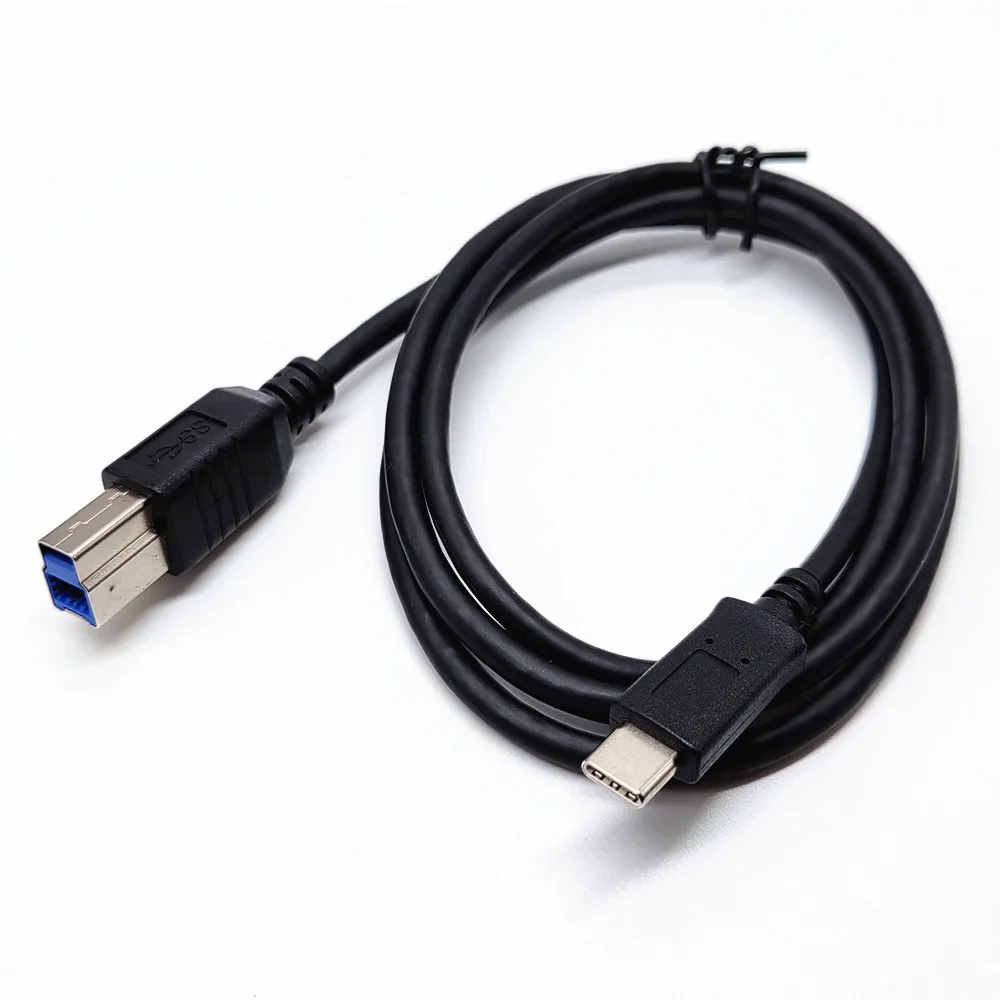 USB C to USB B 3.0 Cable USB 3.0 Type C to Type B Printer Cable Compatible with Docking Station External Hard Drivers Scanner