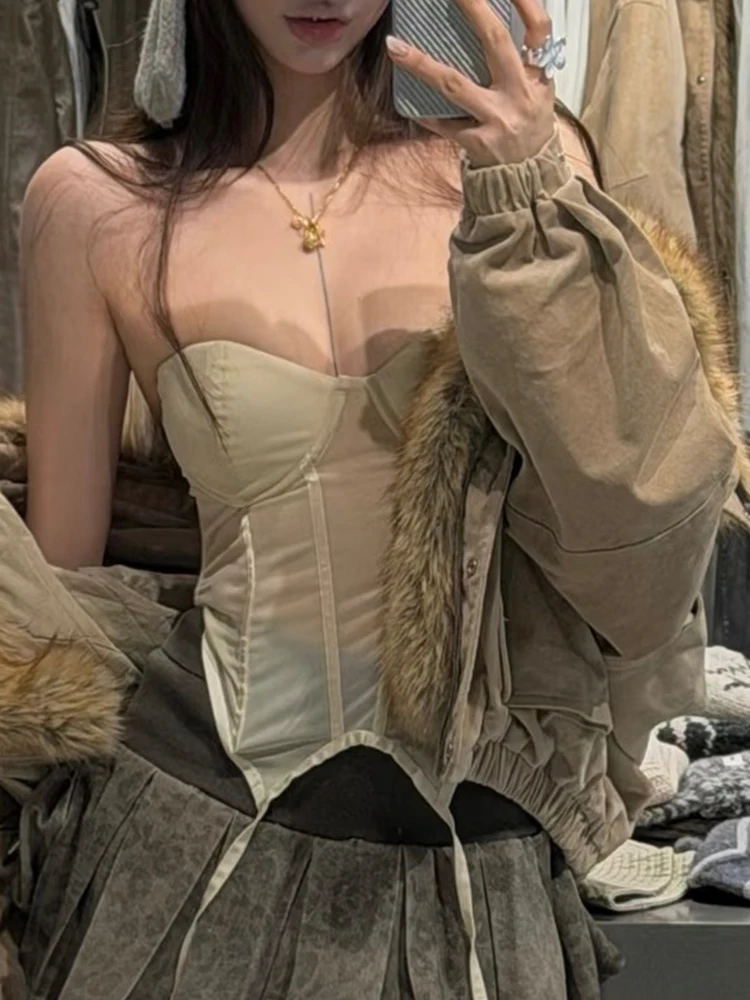 

Sisterlinda Hottie майка женская сексуальная прозрачная лоскутная без рукавов нерегулярный подол кокетка полуночная вечеринка клуб узкий жилет