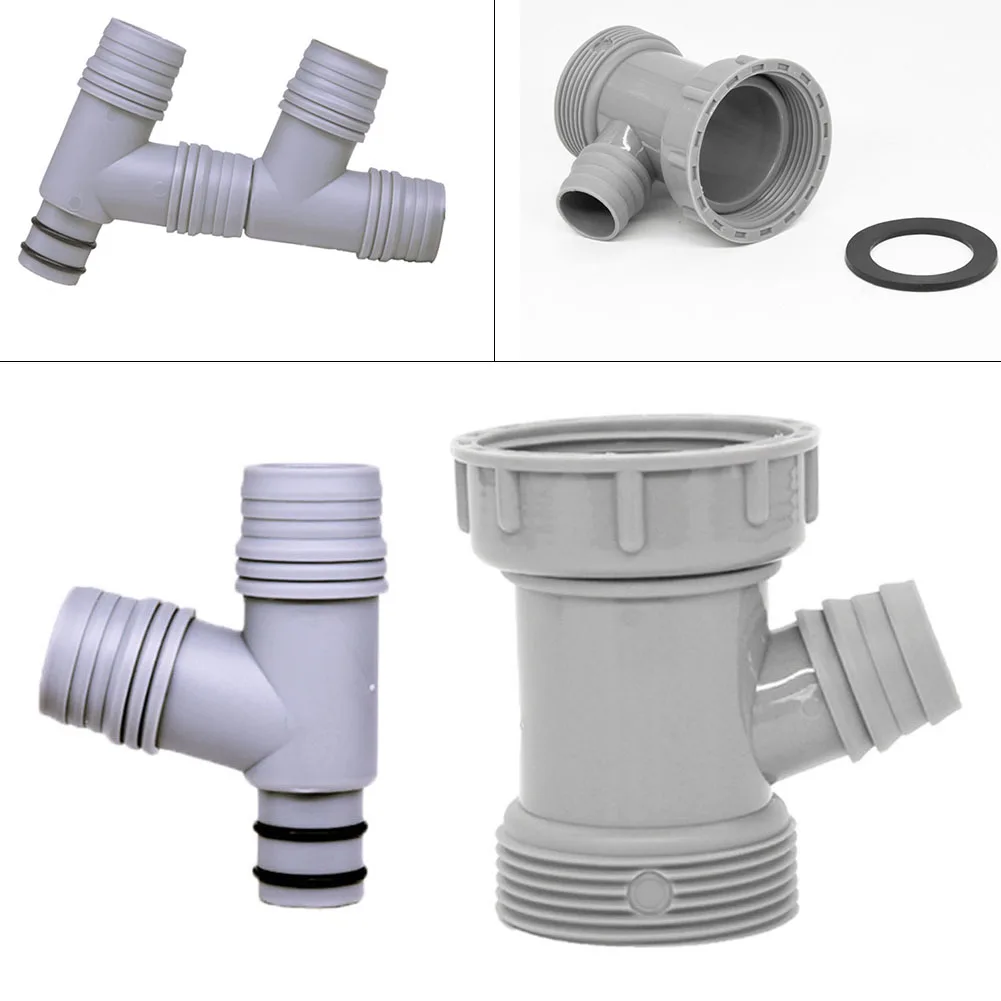 Kitchen Basin Overflow Hole Conversion Joint Drainage Pipe Tee Head Sink Joint Water Pipe Three Links Head Sink Connector