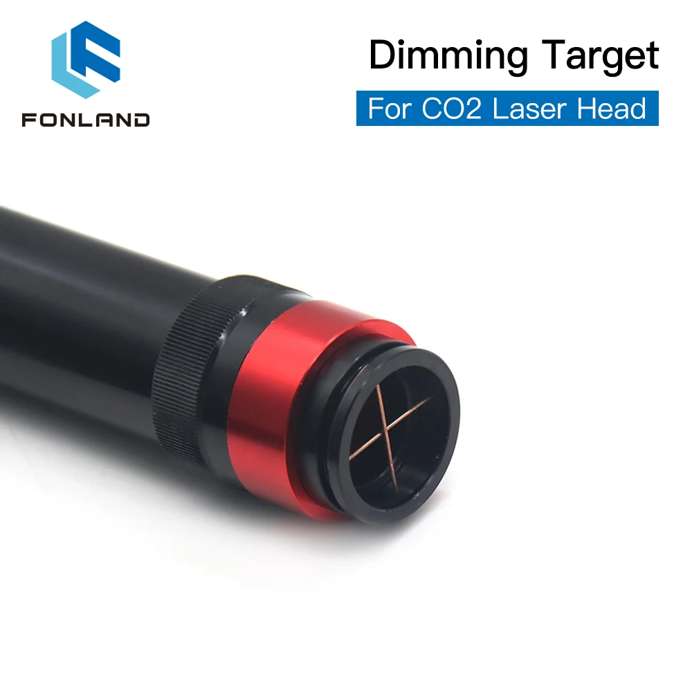 FONLAND Laser Path Calibrating Device Light Regulator Alignment Kit Dimming Target For Laser Head CO2 Laser Cutting Machine