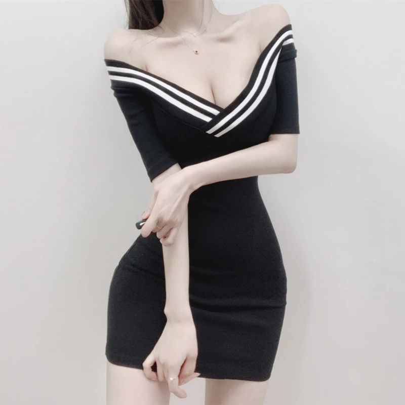 Printemps été 2024 Sexy v-ne coupe ajustée mi Sve moulante Dr taille haute a-ligne jupe coton mélange tissu élastique ort Dr