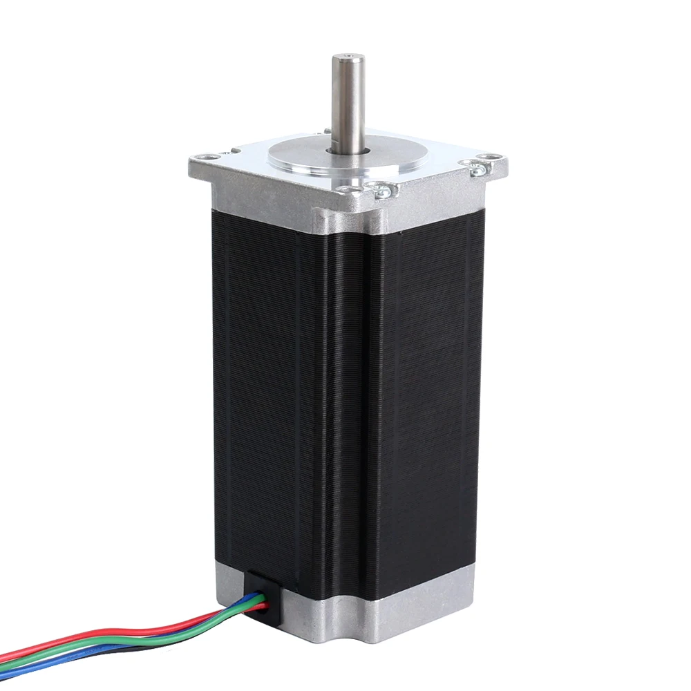 STEPPERONLINE Nema 23 Stepper Motor 3Nm 4.2A Stepping Motor 8mm Diameter 4 Wires for 3D Printer CNC Milling Machine