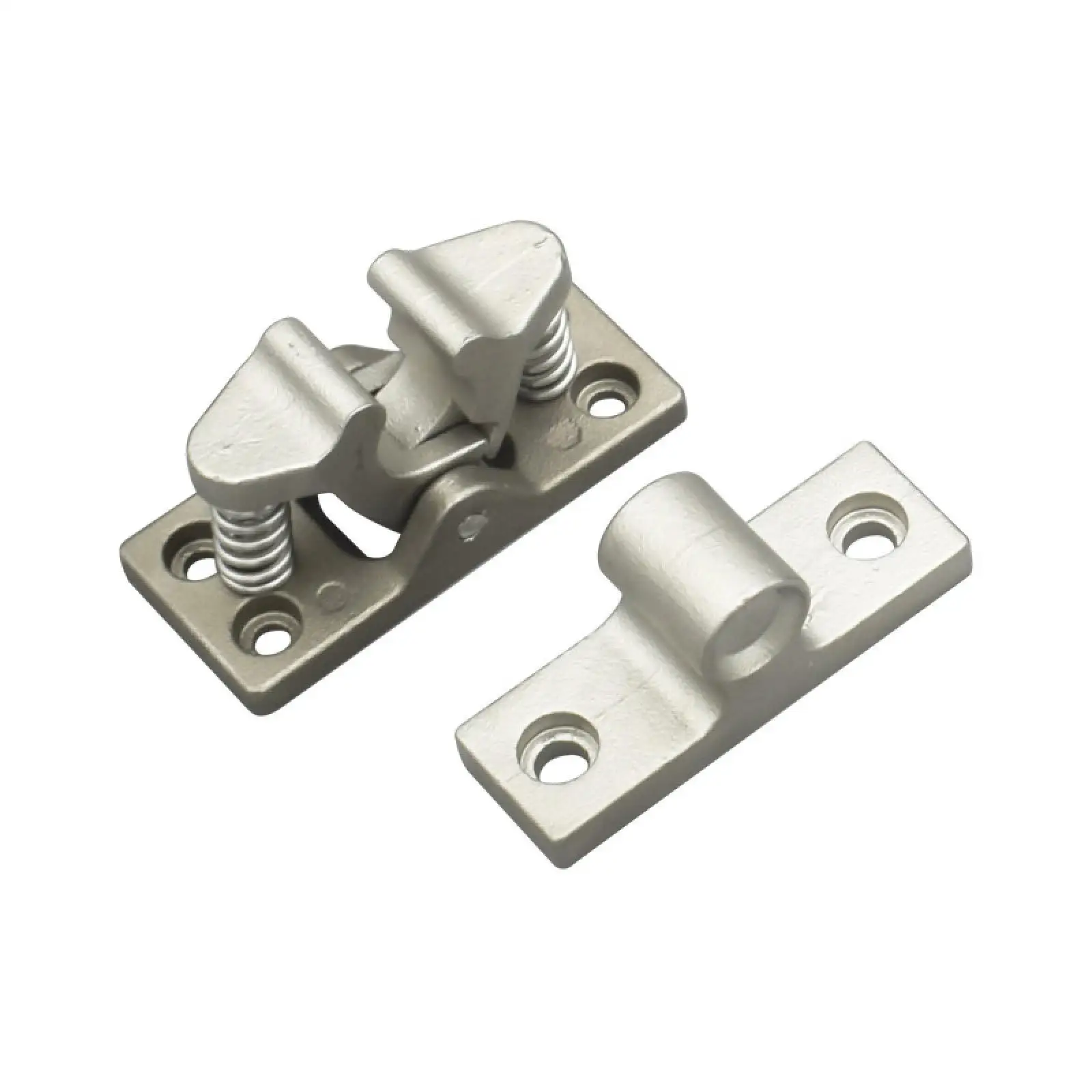 RV Door Catch Double Roller Catch Spring Loaded Door Stopper for Motorhome Camper Shed Boat Barn Warehouse