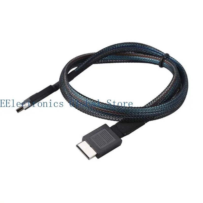 462B 16Gbps Hard Disk Cable Oculink SFF-8611 Pcie4.0 Array Card Connection Cable Data Transfer 16Gbps 0.5m