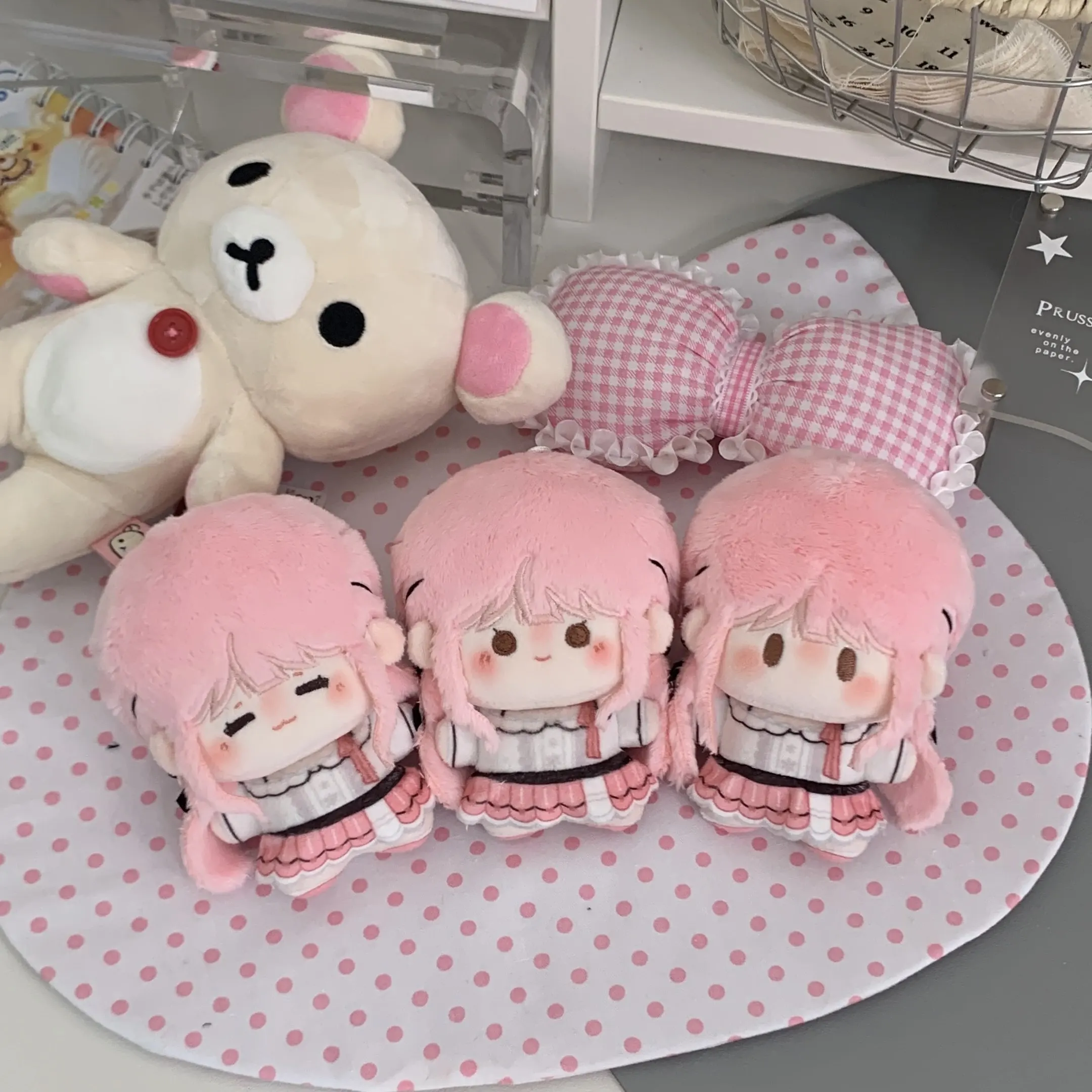 

Хлопковая кукла «Бесконечное тепло», 10 см, с принтованным телом, мягкий плюшевый брелок, фанатский оригинал, аниме-игровая периферия