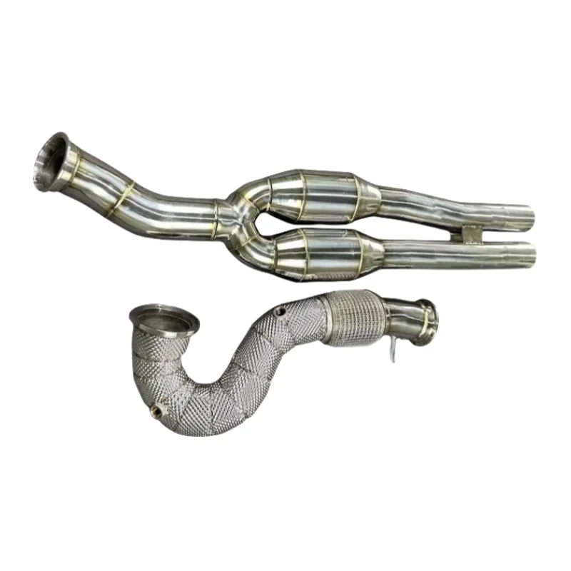 Exhaust Muffler TTRS 8P RS3 2.5 TFSI EVO (EA855) 2017~ High-Flow Catalytic Converter Including Pipe