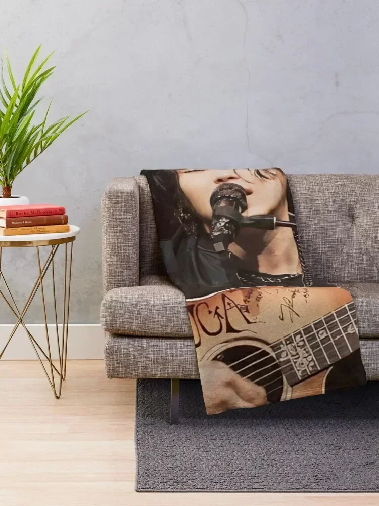 Min Yoongi concert Throw Blanket Decorative Beds Travel Thin Summer Blankets