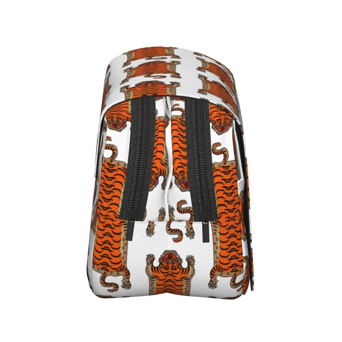 Tibetan Tiger Rug Pencil Cases Pen Holder Hard Shell Leather Large Storage Pen Box Pencil Bag for Kids Gifts