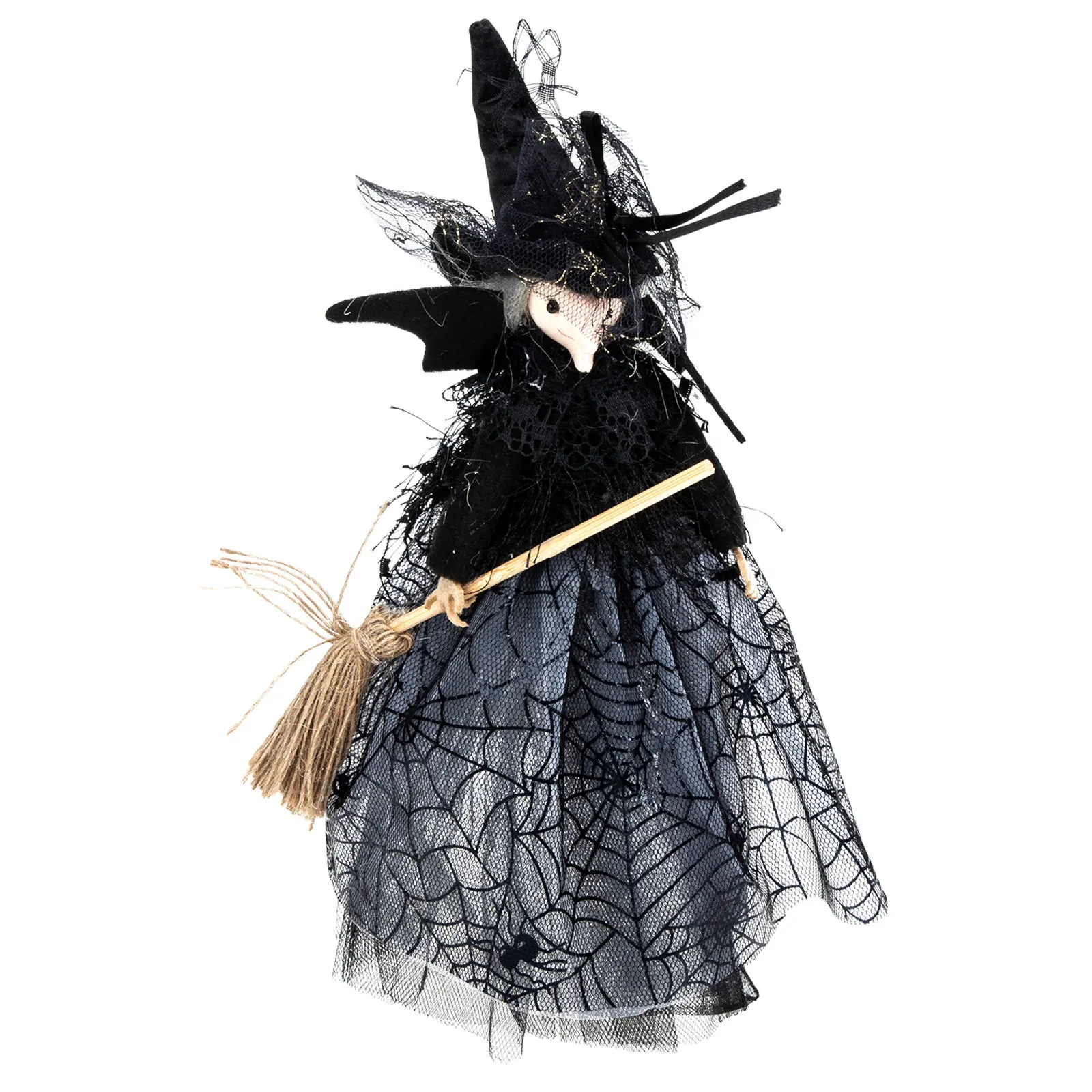 

Witch Halloween Ornaments Comfortable Touch Finish Decorative Art Piece Great Gift for Friends Festival Celebration