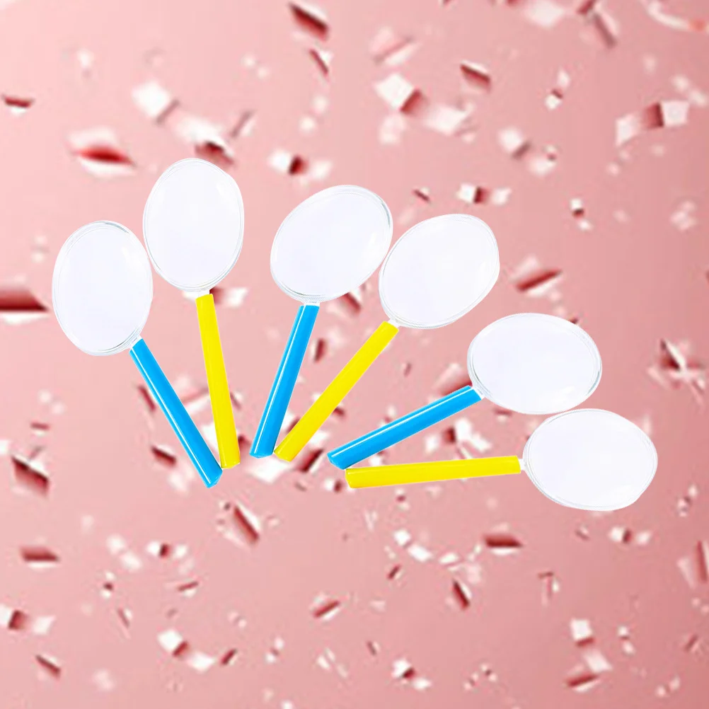 

10Pcs Colorful Magnifying Glass Handheld 3X Plastic Portable Lens for Children Jewelry Coin Reading Insect Observation