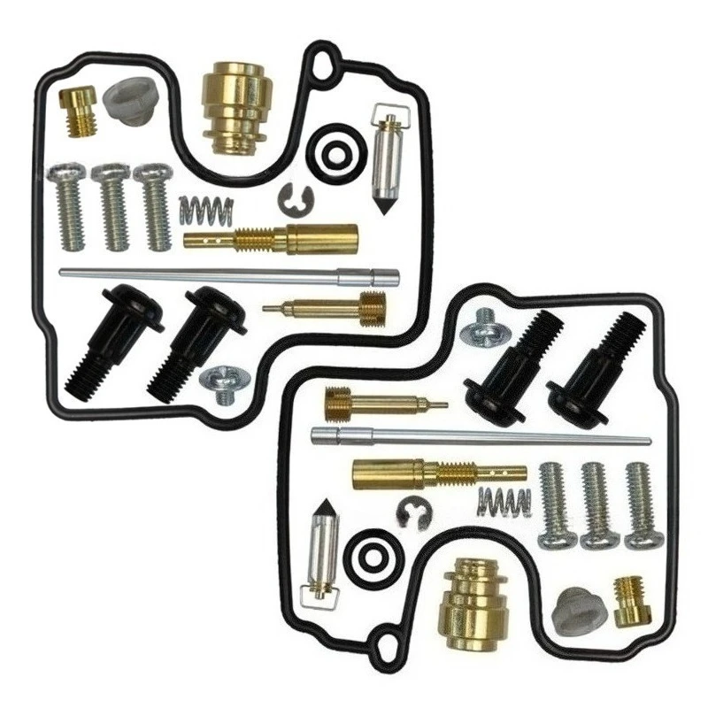 

2Sets Motorcycle Carburetor Rebuild Repair Kits Gaskets Jets for Suzuki SV650 SV650S 1999-2002 Carb