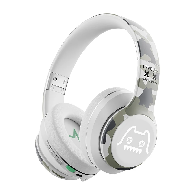 سماعات رأس TOXIN Choice ANC اللاسلكية المانعة للضوضاء HIFI ستيريو رائع باس بلوتوث فوق الأذن سماعة ألعاب رياضية