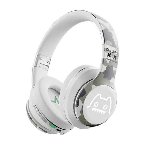 Imagen 2 del producto TOXIN Choice ANC auriculares inalámbricos con cancelación de ruido estéreo HIFI superba graves Bluetooth auriculares supraaurales juegos deportivos