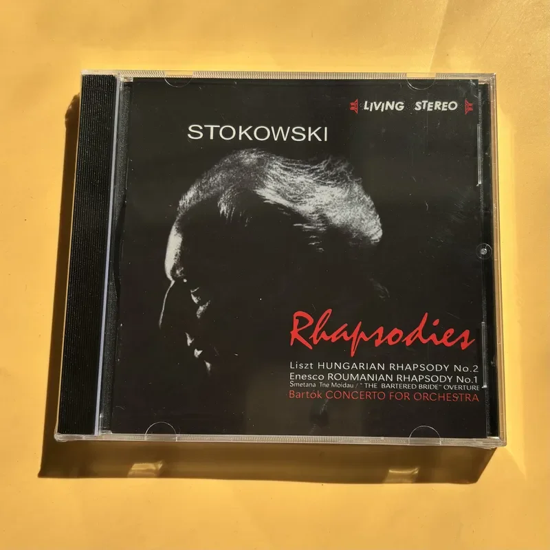 STOKOWSKI RHAPSODIES CD Rhapsody para Amantes de Música Clássica Gravação de Áudio de Alta Qualidade