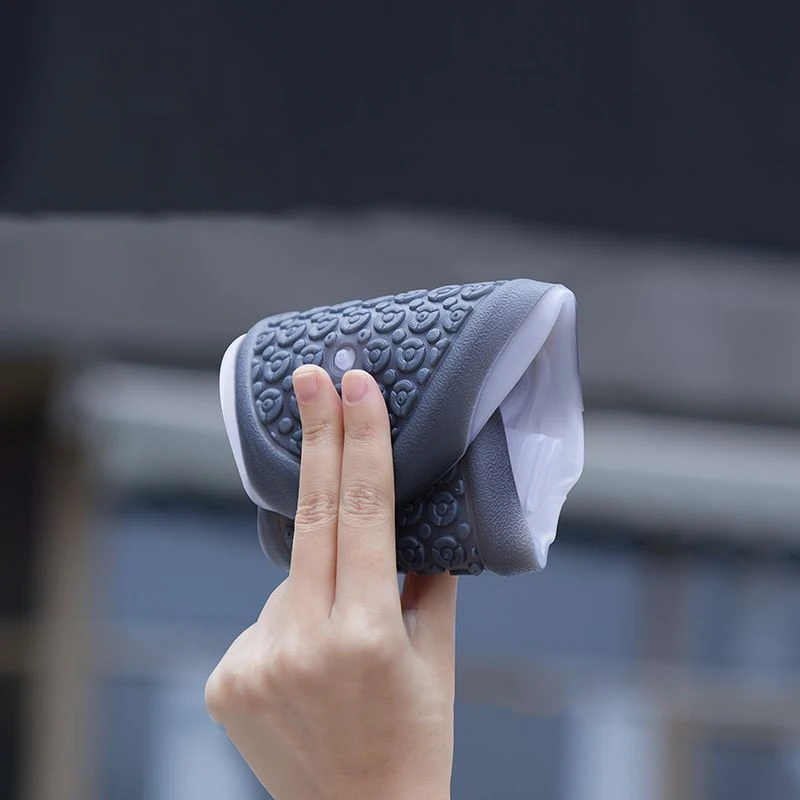 Waterproof shoes covers reusable silicone rain shoe protector unisex men and women double button big mouth shoe waterproof cover