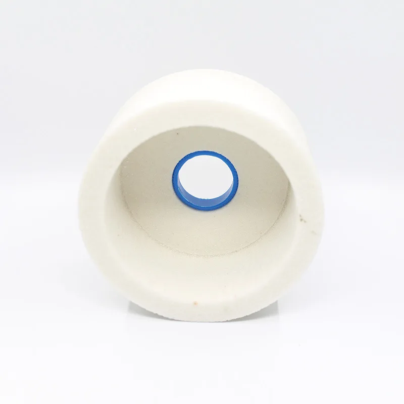 White Corundum 150X80X32 Cup Type Grinding Machine Grinding Wheel with Irregular Outer Circle Sanding Wheel