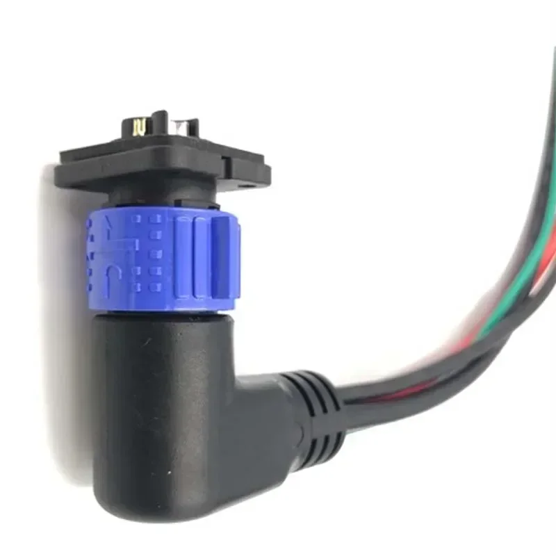 60A 2+1+5 Lithium Battery Waterproof Connector IP67 M25 E-bike Electric Motorcycle Charging Power Plug Socket CE UL Certified