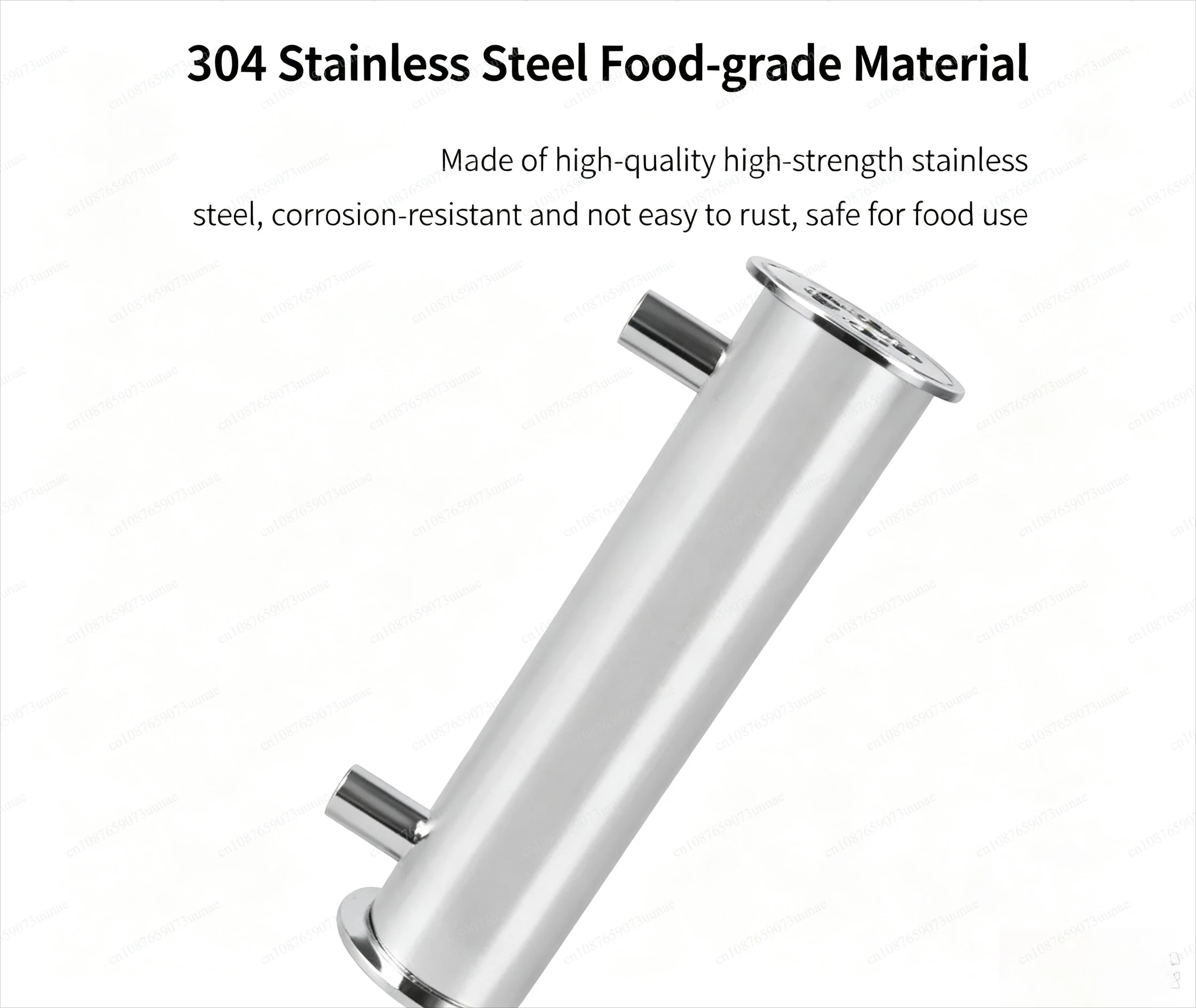 304 stainless steel cooler heat exchanger straight tubular condenser heat exchanger 2 inches