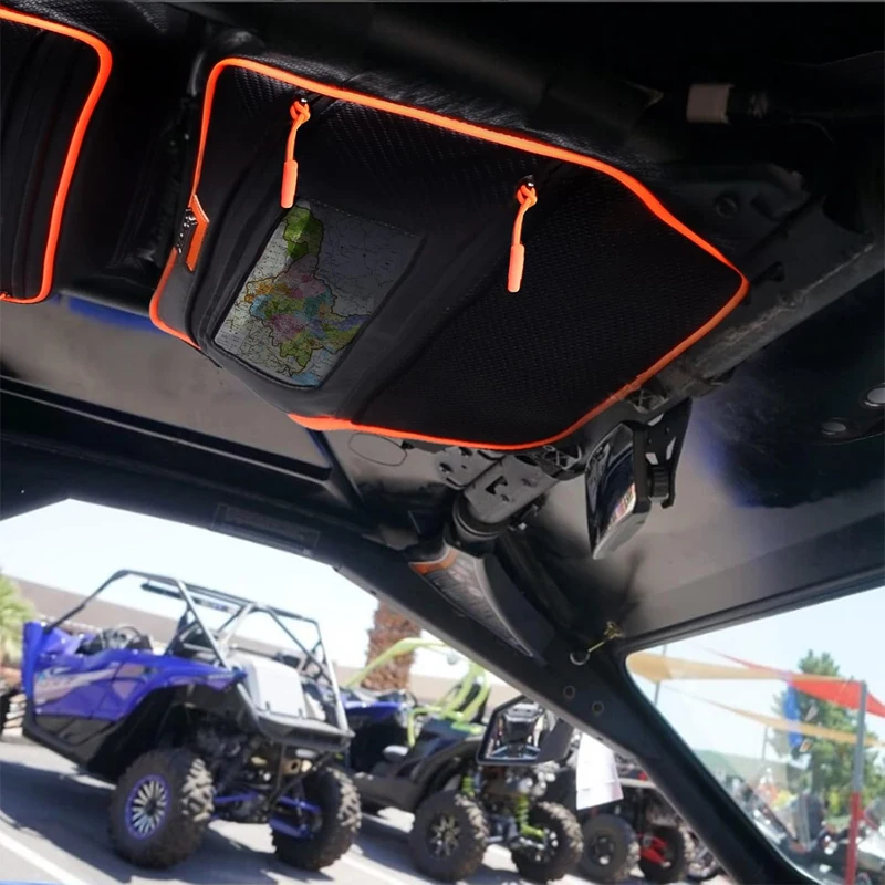 Bolsas de almacenamiento impermeables para techo, accesorios UTV, se adapta a Can Am Maverick X3, 2017, 2018, 2019, 2020