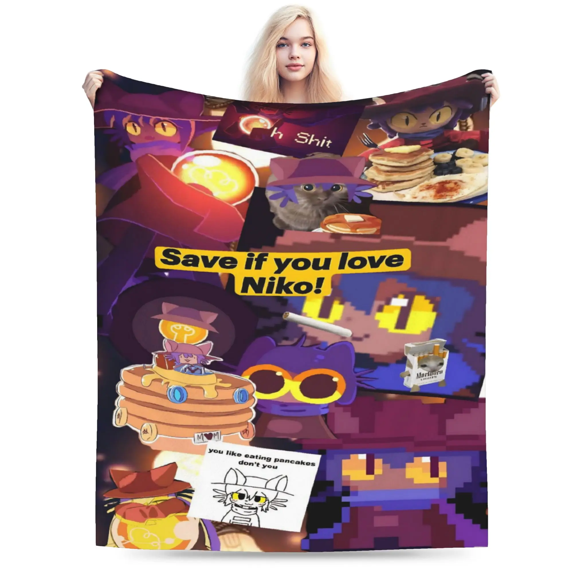 OneShots Niko Blanket Multi-size Super Soft and Warm  Throw Blankets for Sofa Couch and Bed