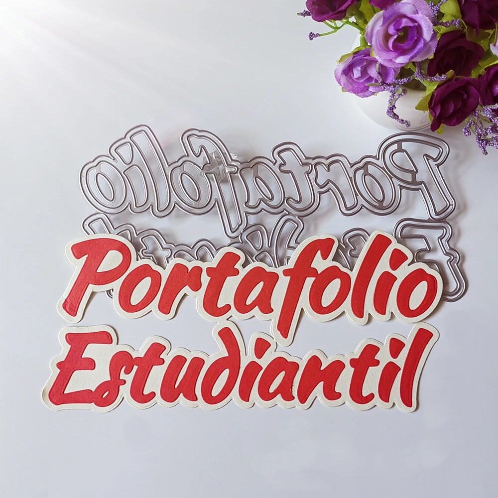 Beautiful Spanish Student Profile die-cutting dies scrapbook decoration embossed photo album decoration card making DIY crafts