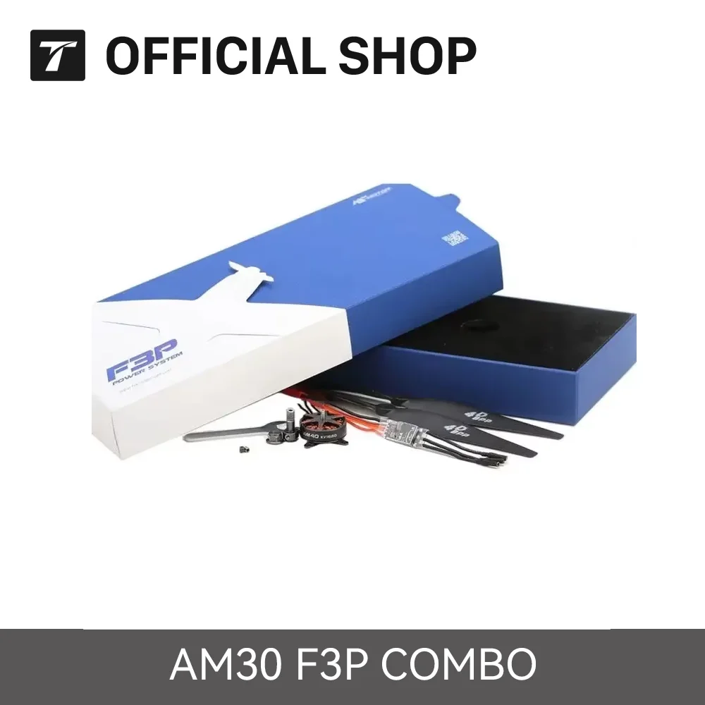 

Комбинированный T-MOTOR AM30 (бесщеточный двигатель AM30 + пропеллер AM16A ESC + T8040) для летного дрона в помещении F3P
