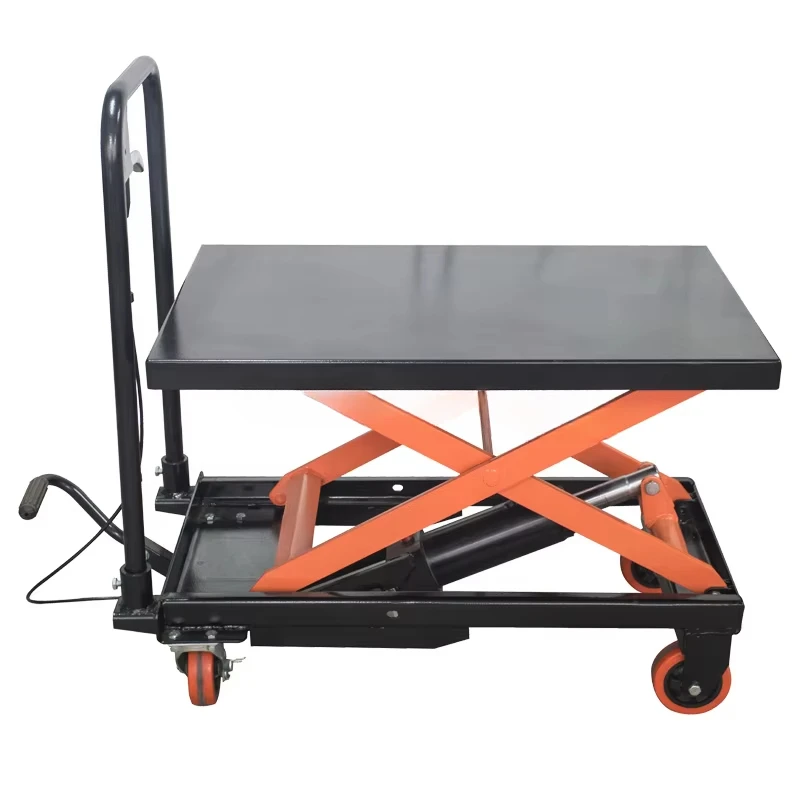 

500lb Hydraulic Lift Platform Lift Table Cart Manual Lift Table