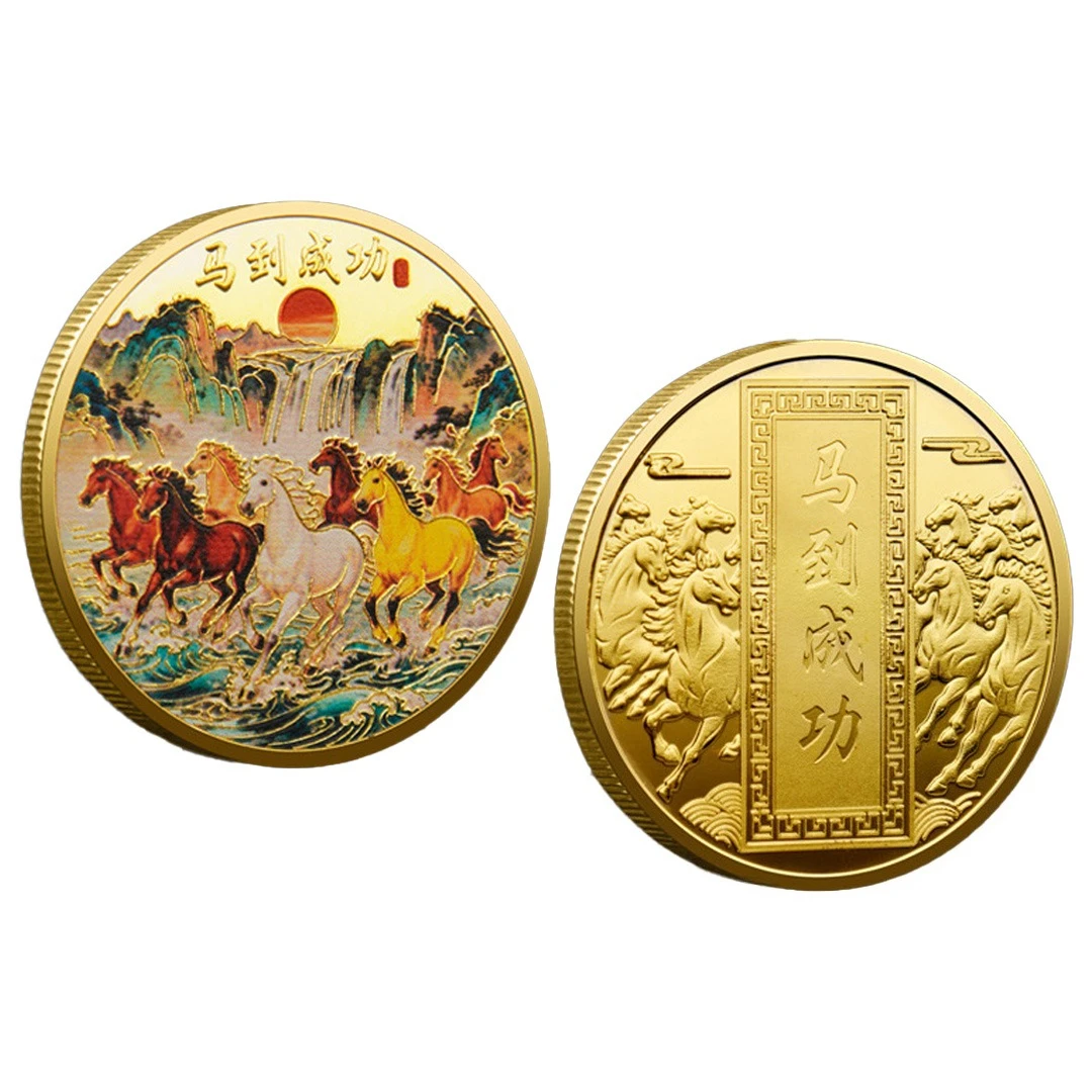 عملة تذكارية جديدة لعام 2026 مع طلاء ذهبي: عملة قابلة للجمع للثروة الوفرة. #3